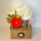 Flower Gift Box + Signature Batik Candle