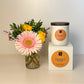 Flower Gift Box + Signature Orange Rind Candle
