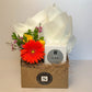 Flower Gift Box + Signature Oak Candle