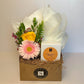 Flower Gift Box + Signature Orange Rind Candle