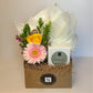Flower Gift Box + Signature Cottage Candle