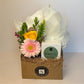 Flower Gift Box + Signature Dwell Candle