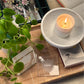 Set of Four Lucite Square Coasters w/ Custom Monogram