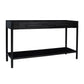 Black Sophie Two-Drawer Console Table