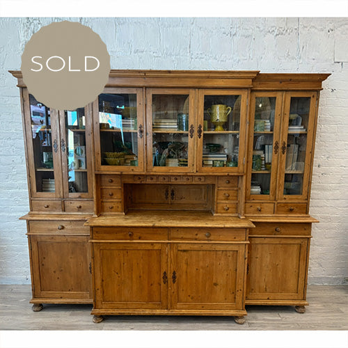 Oversized Pine Kitchen Cabinet