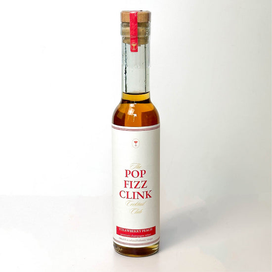 Strawberry Peach Champagne Mixer