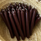 Chocolate Kiri Dripless Taper Candle
