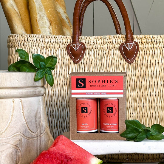 S/2 Watermelon+Basil Pairing Gift Set