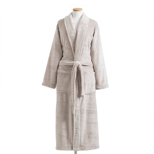 Dove Grey Sheepy Fleece Robe