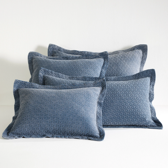 Hawley Indigo Matelasse Sham