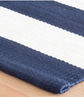 Catamaran Stripe Denim/White Handwoven Indoor/Outdoor Rug