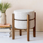 *REGISTRY ITEM: Woven Upholstered Table/Stool*