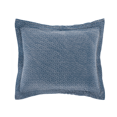 Hawley Indigo Matelasse Sham