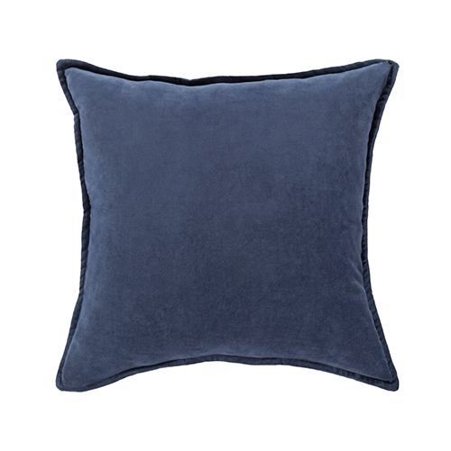 20x20 Navy Velvet Pillow