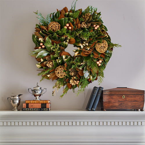 Fresh Champagne Celebration Wreath