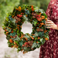 Fresh Little Gem & Berries Wreath