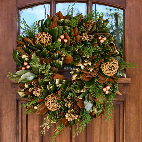 Fresh Champagne Celebration Wreath