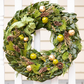 Fresh Golden Cedar Wreath