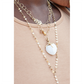 Selenite Heart Necklace