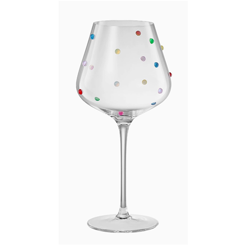 Confetti Stemmed Wine Glass