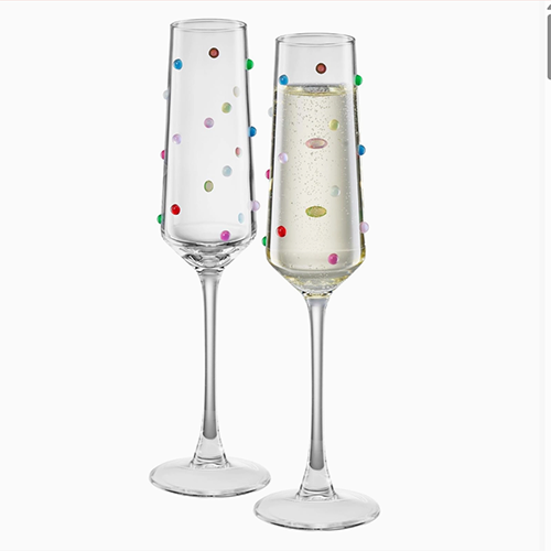 Confetti Champagne Glass