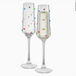 Confetti Champagne Glass