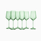 Mint Wine Glass