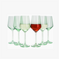 Mint Wine Glass