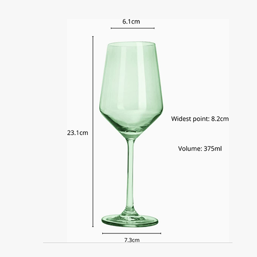 Mint Wine Glass