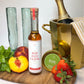 Strawberry Peach Champagne Mixer