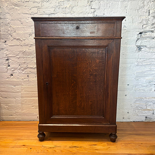 Single Door Oak Cabinet