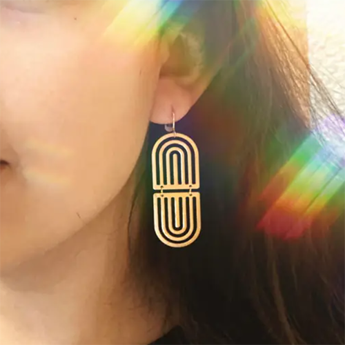 Rainbow Reflection Earrings