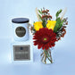 Fall Flower Gift Box + Signature Fireside Candle