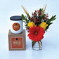 Fall Flower Gift Box + Signature Fall Candle