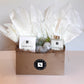 Luxe Mendocino Candle + Bird Succulent Gift Box