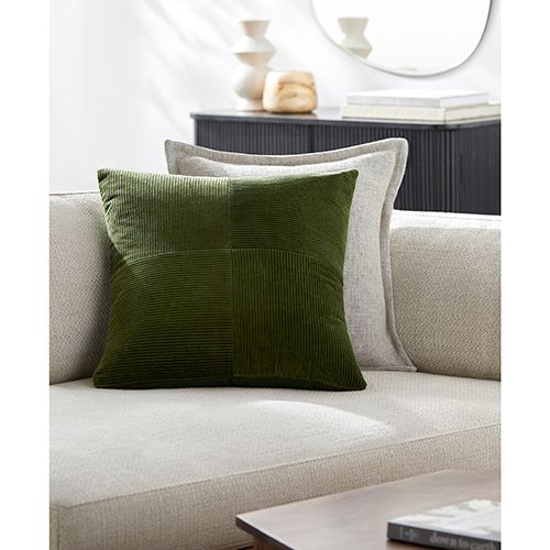 Green Corduroy Pillow