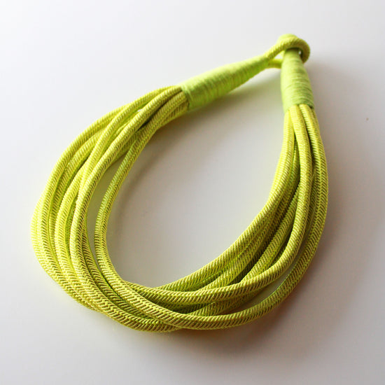 Citrus Slub 8-Strand Necklace