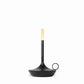 Small Black Portable Rechargeable Candle Lamp