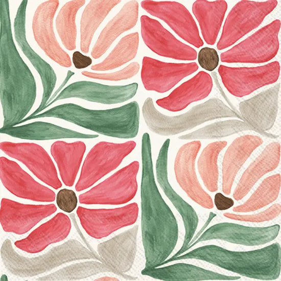 Modern Petals Lunch Napkins