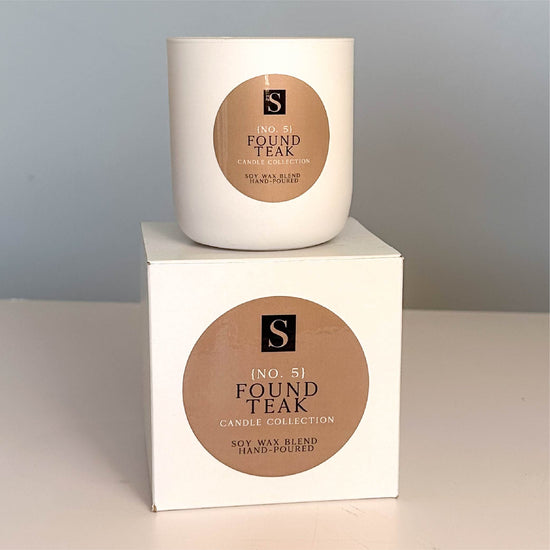 Sophie’s Signature Candle - Found Teak
