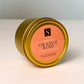 Orange Rind Gold Tin Candle
