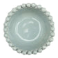 Small Coastal Blue Ceramic Beaded Bowl