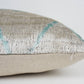 Multicolor Diamond Handmade Ikat Silk + Velvet Pillow