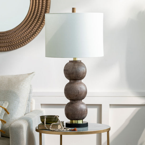 Algarve Painted Brown Lamp