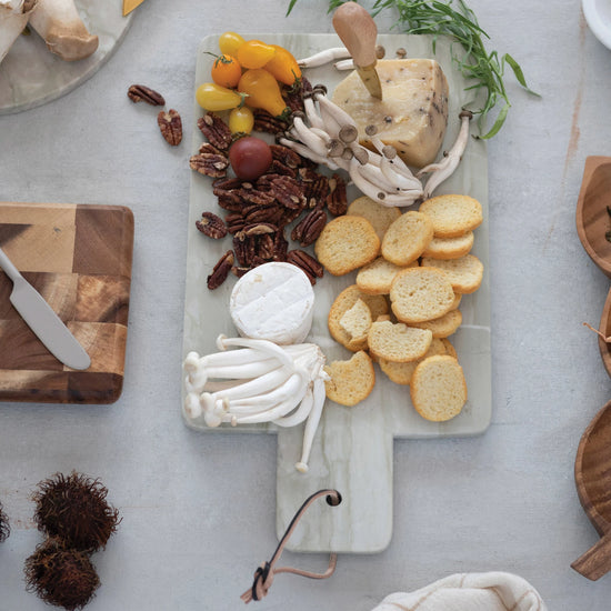 Marble Cheese/Cutting Board w/Tie