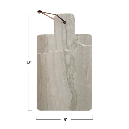 Marble Cheese/Cutting Board w/Tie