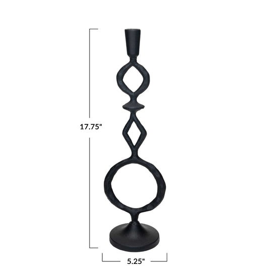 Large Cast Iron Taper Holder