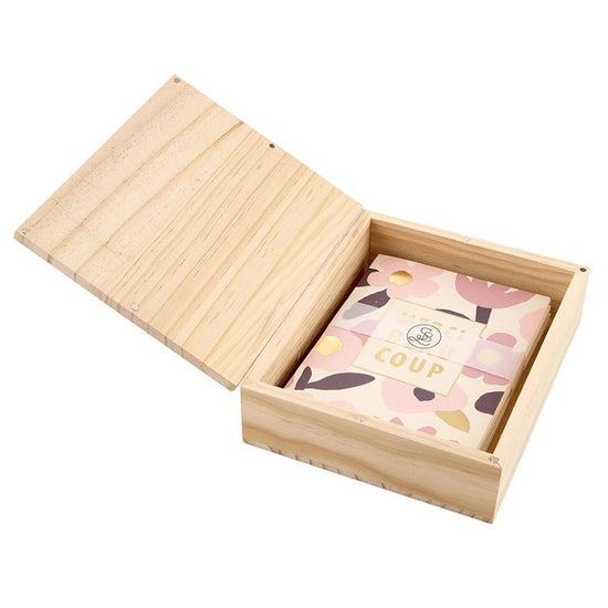 Thank You Greeting Card Set w/Wood Box