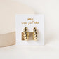 Twisted Gold Hoops