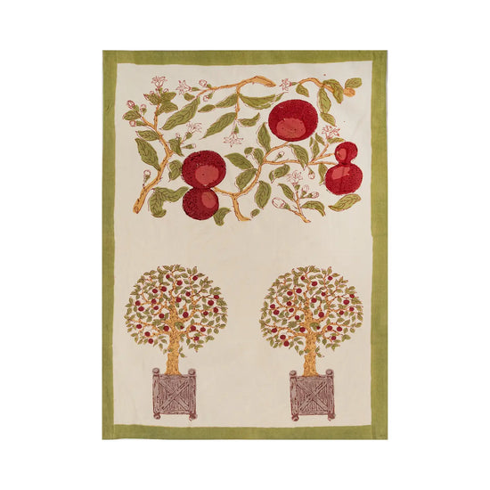 Orange Tree Tea Towel